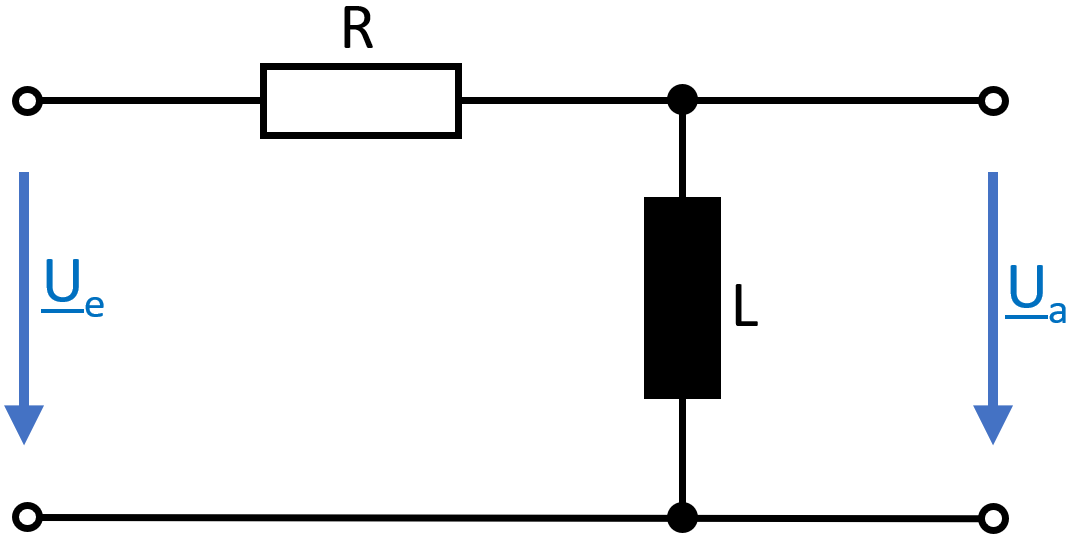 RL Hochpass Schaltung